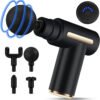 Massage Gun Mini, Muscle Massager Portable 35DB Ultra Quiet 6 Modes