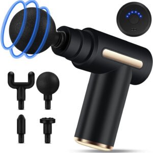 Massage Gun Mini, Muscle Massager Portable 35DB Ultra Quiet 6 Modes